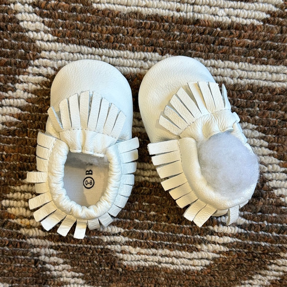 Bella baby leather moccasins